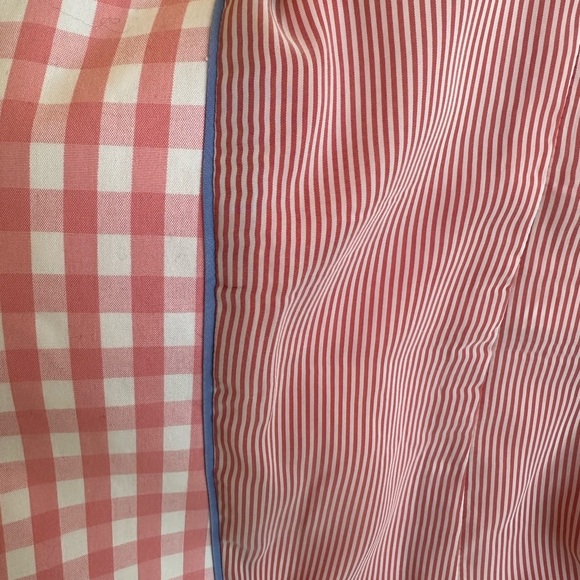 Talbots Pink & White Gingham Blazer - Size 12 - Picture 8 of 10